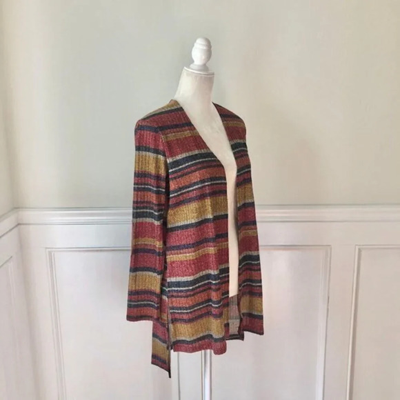 Gilli Stitch Fix Cardigan Sweater Striped New - Picture 1 of 5